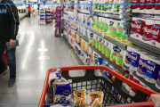 Las ventas en supermercados cayeron en el inicio del año