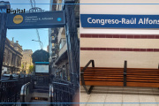 Estación Congreso, un merecido homenaje para Raúl Alfonsín