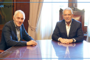 Alak y Cagliardi se reunieron y analizaron obras estratégicas para la Región