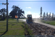 La Municipalidad de La Plata avanzan con obras viales e hidráulicas en el barrio La Hermosura