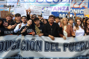 Desde la marcha universitaria, Espinoza advirtió que “Milei vive en una Argentina de fantasía”