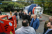 La Municipalidad de Almirante Brown presentó nueva flota de máquinas, camiones y ambulancias