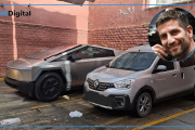 Un diputado de Milei fue al Congreso en una Tesla Cybertruck de 300 mil dólares