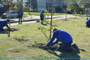 Almirante Brown: transformaron un terreno baldío en una plaza para los vecinos de Don Orione