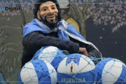 Virginia Gallardo se vistió de Messi en Corrientes y estallaron las redes