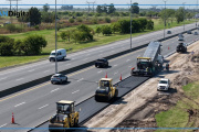 Avanza la construcción del cuarto carril de la Autopista Buenos Aires-La Plata