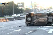 Triple choque y tragedia en la Panamericana: murió una niña de 6 años