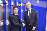 Kicillof se reunió con el embajador de la UE y busca potenciar inversiones clave en PBA