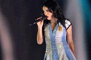 Lali en River: el detalle en su ropa que recordó al Indio Solari