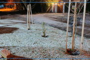 Ola polar: nieve en varios puntos de la provincia de Buenos Aires