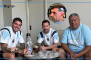 Dibu Martínez y Messi activaron las cábalas antes de Cabo Verde: del look patrio al “mate sagrado”
