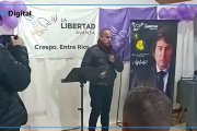 Libertarios de Entre Ríos usaron salón de PAMI para un acto en defensa de Adorni