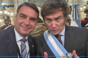 Guiño a la oposición en Brasil: Milei viajará a San Pablo y se mostrará con Flavio Bolsonaro