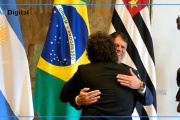 Milei en Brasil: reunión con el gobernador paulista y condecoración