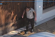 Repudio en Temperley: Acarició a un gato y luego le aplastó la cabeza con el pie