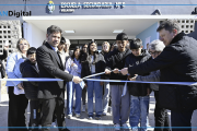 Kicillof cruzó a Milei al inaugurar obras en Villarino: “Sin Estado no hay escuela”