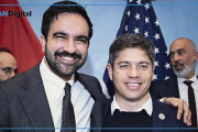 Axel Kicillof cerró su gira en Estados Unidos con una conferencia en la Universidad de Columbia