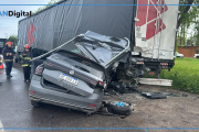 Otra tragedia en Ruta 2: un muerto y un herido tras el choque de una camioneta contra un camión
