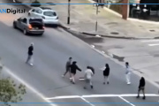 Batalla campal a la salida del boliche en pleno centro de Mar del Plata