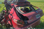 Tremendo accidente en Vieytes: murió automovilista tras chocar de frente contra un camión