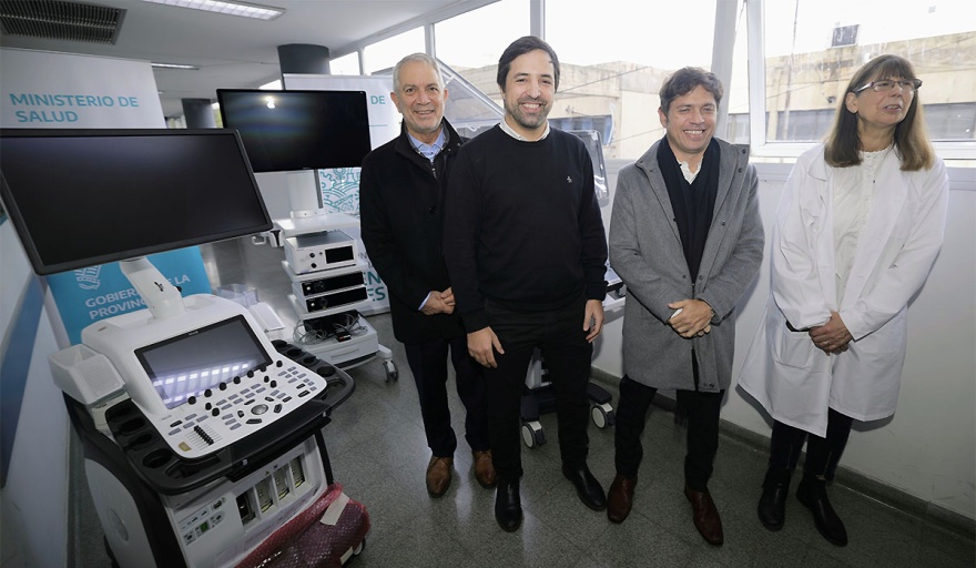 Kicillof recorrió obras en el Hospital San Martín y dijo que en PBA “tenemos claras nuestras prioridades”