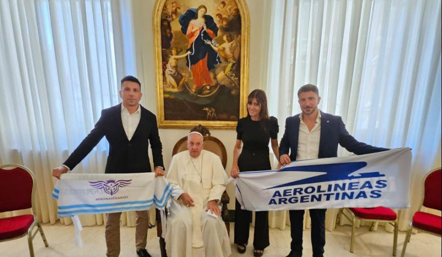 La férrea defensa de Aerolíneas Argentinas llegó al Vaticano