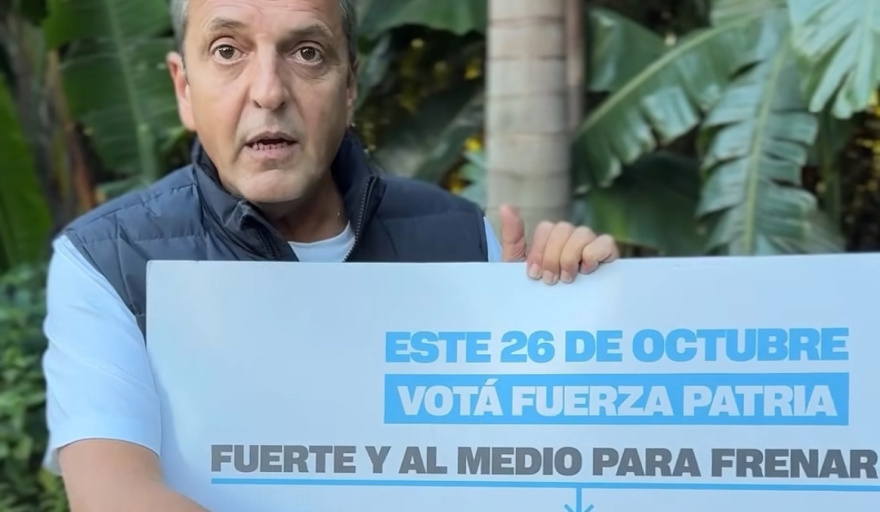 “Fuerte y al medio”: El tutorial de Massa para votar a Fuerza Patria en la Boleta Única de Papel