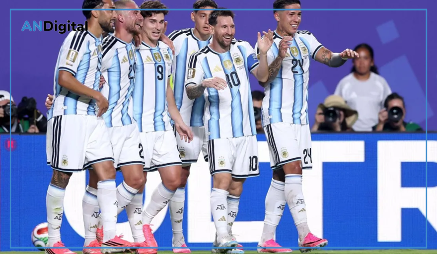 Camiseta albiceleste, pantalón y medias blancas: el look de la Selección para la final
