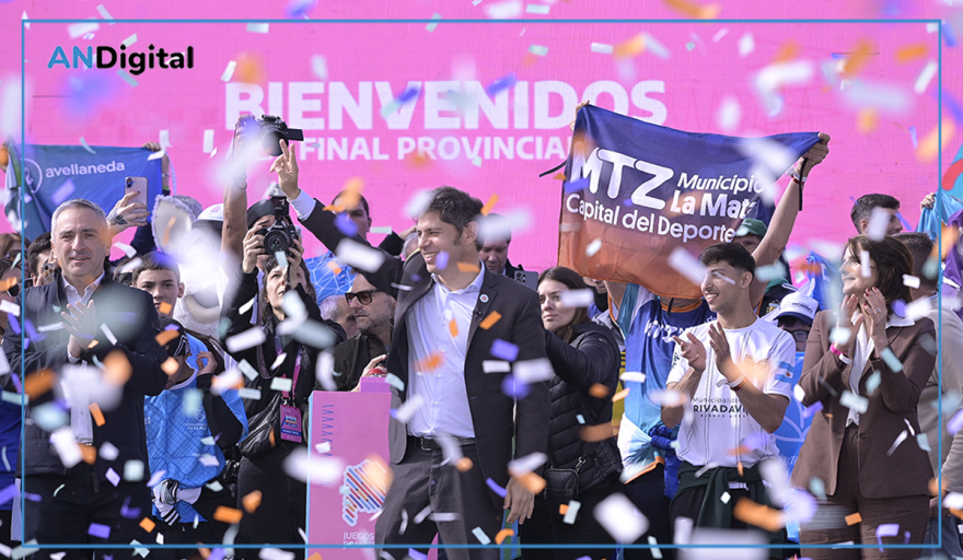 Kicillof inauguró los Juegos Bonaerenses y cruzó a Milei por “abandonar el deporte”